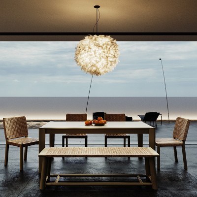 4 PCS Farmhouse Extendable Dining Table Set, Solid Wood Table with Removable Leaf, Wood Frame Bench and Chair with Rattan Cushion-Baofuwish