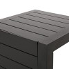 Sapphtopaz Outdoor End Table Modern Aluminum C-shaped Outdoor End Table Outdoor Side Table, Patio Table Small Table for Backyard, Balcony, Porch - 4 of 4
