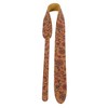 Perri's Floral Pattern Direct to Garment Guitar Strap Yellow 2.5 in. - 2 of 3