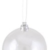Northlight Shiny Finish Glass Christmas Ball Ornament - 2.75" (70mm) - Clear - 2 of 2