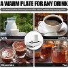 FAAYFIAN Coffee Mug Warmer for Desk with Temp Display, 9 Temp Settings & 8H Timer, 5.2" Large Heating Plate Cup Warmer for Coffee & Tea - 3 of 4