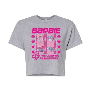 Women's - Barbie - Original Fashionista Cropped Graphic T-Shirt - 1 of 4
