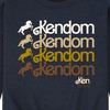 Men's - Barbie - Kendom Western Repeat Graphic Fleece Sweatshirt - 2 of 4