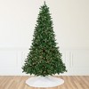 Northlight 9' Pre-Lit Twin Falls Pine Artificial Christmas Tree, Clear Lights - 2 of 4