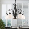 Livex Lighting Brookside 5 - Light Chandelier in  Black - 3 of 4