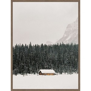 Amanti Art Winter Trees IV by Justine Milton Canvas Wall Art Print Framed 23-in. W x 30-in. H. - 1 of 4