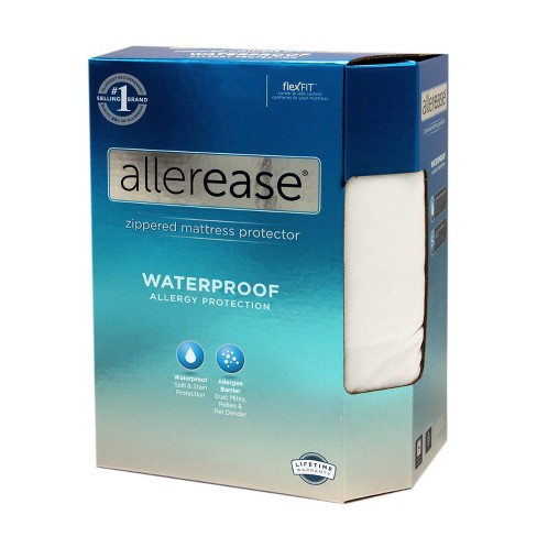 Twin Waterproof Mattress Protector White Allerease Target