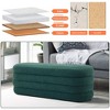 Ottoman with Storage,Foot Rest Bench Bag Floor Chair for Bedroom or Entryway in Blackish Green - 3 of 4