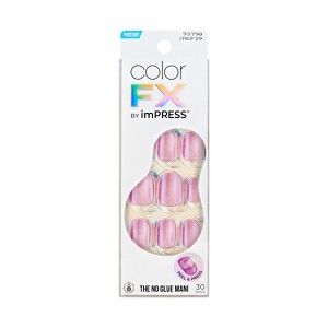 KISS Products colorFX by imPRESS Press-On Manicure Fake Nails - Short Squoval - Starry - 30ct - 1 of 4