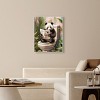 Art Remedy Panda Tropical Bathroom Tropical Bathroom Wall Art Framed - 2 of 4