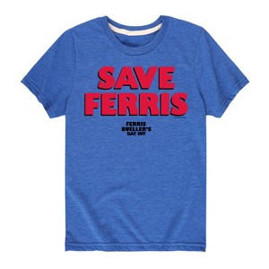 Boys' - Ferris Bueller's Day Off - Save Ferris Short Sleeve Graphic T-Shirt - 1 of 4