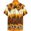 LA LEELA Men's Hawaiian Shirts Short Sleeve Button Down Shirt Mens Hawaii Shirts Boho Holiday Casual Summer Beach Shirts for Men Funny - 3 of 4