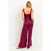 Hello Miz Women's Sleeveless Smocked Neck Maternity Jumpsuit Romper - 3 of 3