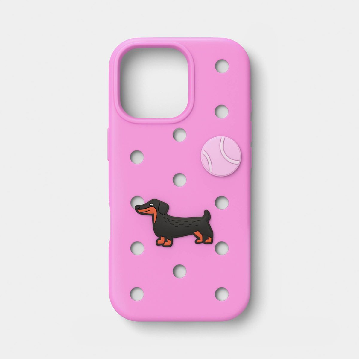 heyday™ iPhone 16 Pro Max Case – Pink Dachshund Design