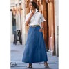 Jessica London Denim Inset Maxi Skirt - 3 of 3