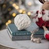 Whisen D3.9X4.3"H Christmas Ball Ornaments, Glass Decorative Hanging Ball Christmas Tree Ornaments, Set of 6 - 4 of 4