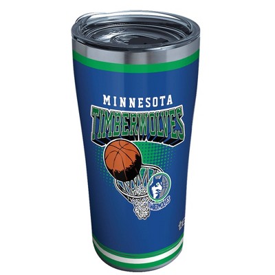 NBA Minnesota Timberwolves 20oz Retro Stainless Steel Tumbler with Lid