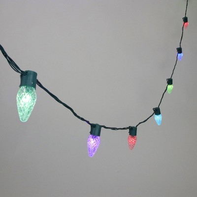 Philips 50ct LED App-Controlled Color Changing Create Motion Faceted C9 String Lights with Green Wire