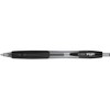 School Smart Retractable Gel Pens with Grip, Black Ink, Pack of 12 - 3 of 4