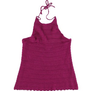 1.STATE Womens SL Crochet Knit Blouse - 1 of 1