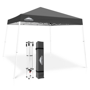 EAGLE PEAK Slant Leg Pop-up Canopy Tent Easy One Person Setup Instant Outdoor Beach Canopy Folding Portable Sports Shelter - 1 of 4