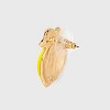 Lemon Stud Earrings - A New Day™ Yellow: Nickel-Free Metal, Post Closure, Drop Style - 3 of 3