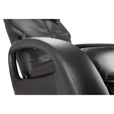 Black Faux Leather Swivel Massage Recliner Chair