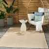 Nourison Tulum Basketweave Solid Indoor/Outdoor Rug - 2 of 4