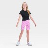 Girls' Ribbed Bike Shorts - Cat & Jack™ - 3 of 3