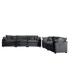 2-Piece Corduroy Sofa Set (2-Seater + 3-Seater) - 4 of 4