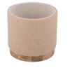 Carolina Chair  Table Handwoven Hesperus Diamond Juste Storage Ottoman - 4 of 4
