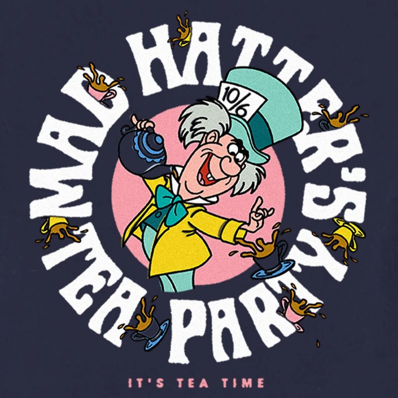 Alice in Wonderland Mad Hatter's Tea Party T-Shirt, 2 of 4