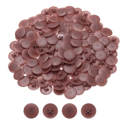 Unique Bargains Plastic Decoration Furniture White Screw Cap Covers