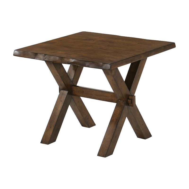 Coupla Cross X Leg End Table Walnut - HOMES: Inside + Out, 1 of 5