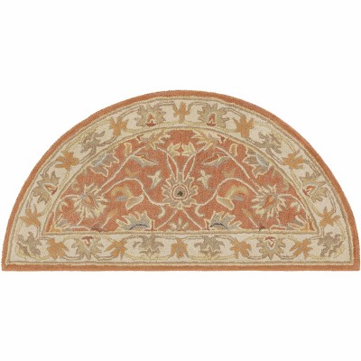 Hauteloom Caesar Hand Tufted Burnt Orange 1124 Wool Carpet