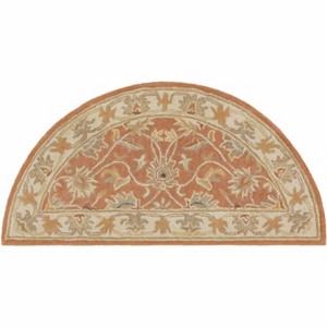 Hauteloom Caesar Hand Tufted Burnt Orange 1124 Wool Carpet - 1 of 4