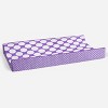 Bacati - MixNMatch Purple Large Dots Changing Pad Cover - 3 of 4
