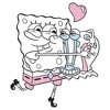 Girl's SpongeBob SquarePants Gary Love Cropped T-Shirt - 2 of 3