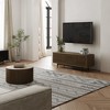 POVISON 59.06"Mid-Century Modern TV Stand,Entertainment Center Media Console,TV Console,with Openwork Iron Legs ,Walnut - 3 of 4