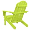vidaXL Patio Adirondack Chair, Solid Fir Wood, Green - 4 of 4