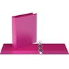 1.5" Premium Round Ring Binder 6pk Customizable View Pink - Easyview: Polypropylene, 275 Sheet Capacity, 2 Pockets - 2 of 2