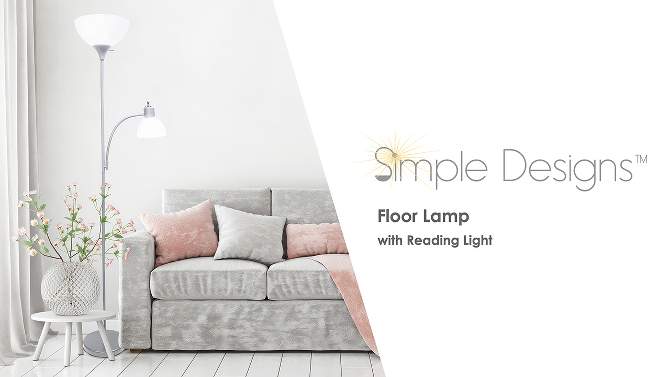 Floor Lamp with Reading Light - Simple Designs, 2 of 9, play video