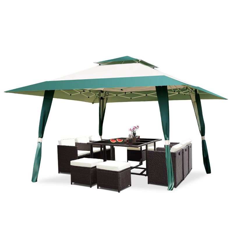 Tangkula 13' x13' Folding Gazebo Canopy Patio Outdoor Tent Party Shade Shelter, 5 of 11