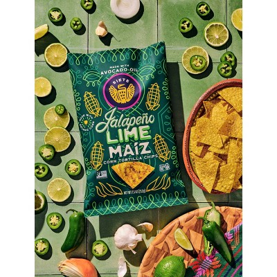 Siete Jalapeno Lime Maiz Tortilla Chips - 7.5oz