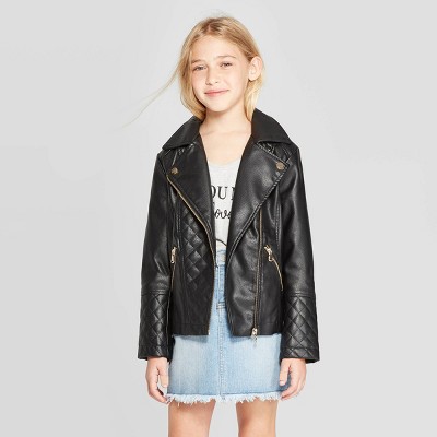 target black moto jacket