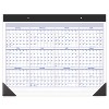 Desk Pad, 24 x 19, White Sheets, Black Binding, Black Corners, 12-Month (Jan to Dec): 2026 - 4 of 4