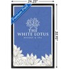 Trends International The White Lotus - White and Blue Logo Framed Wall Poster Prints - 3 of 4