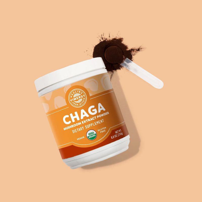Vimergy USDA Organic Wild Chaga Mushroom Extract Powder, 166 Servings, 3 of 9