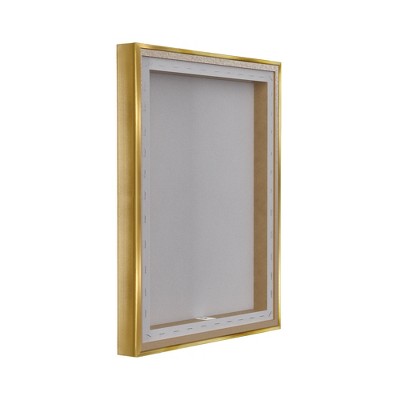 Stupell Industries Comforting Bathroom Spa Still Life Framed Floater Canvas Wall Art, 17 x 21