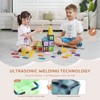VEVOR Magnetic Tiles, 56 PCS Magnetic Animals Building Blocks for Kids, Magnet Building Set with 4 Dinosaurs - 3 of 4